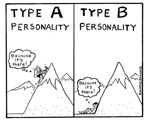 Type A Personality/Type B Personality.