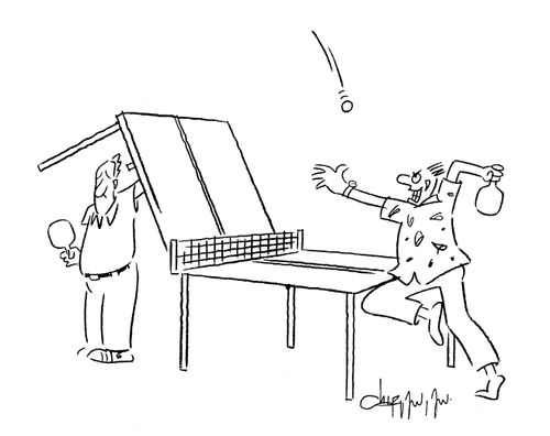 Competitive table tennis