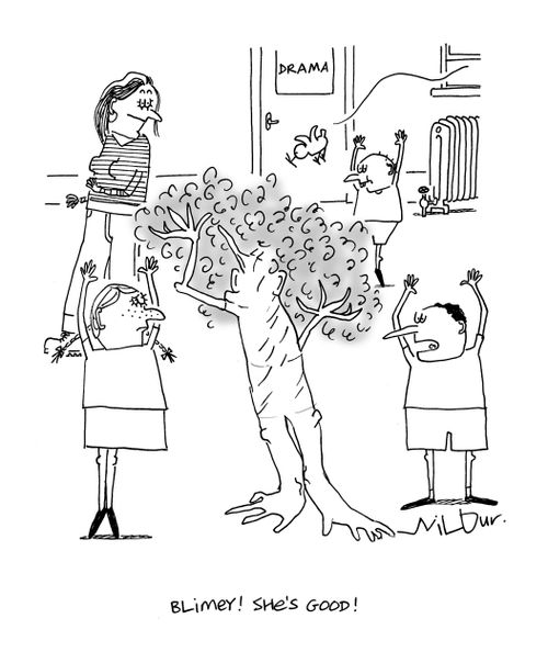 'Blimey! She's good.'