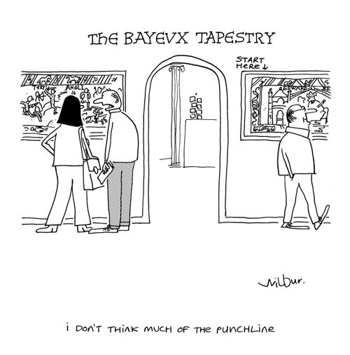 'I don't think much of the punchline.'