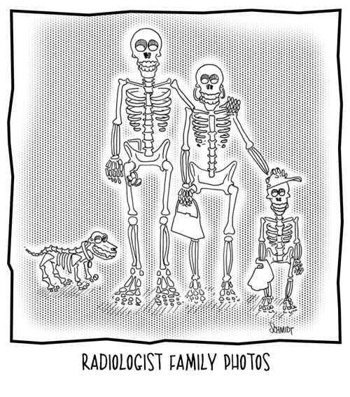 Radiologist family photos.