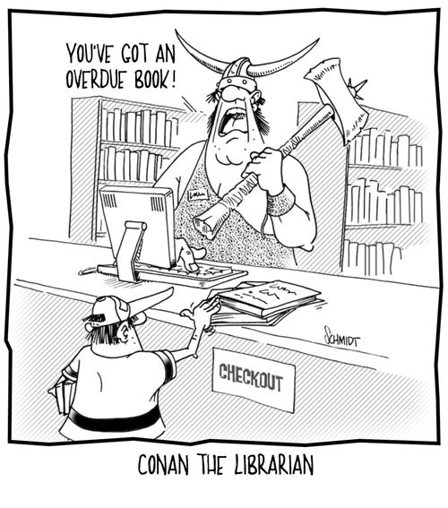 Conan the librarian.