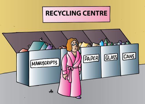Recycling Station: Manuscripts.