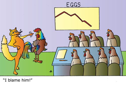 'I blame him!'