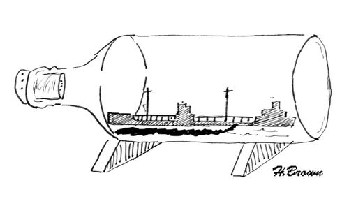 Tanked tanker.
