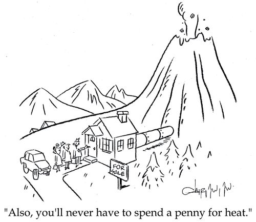 'Also, you'll never have to spend a penny for heat.'