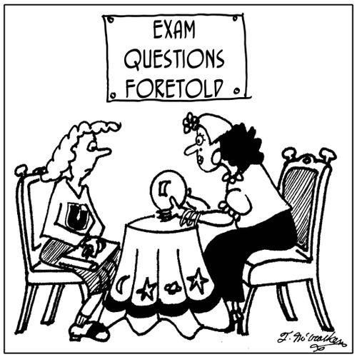 Exam Questions Foretold