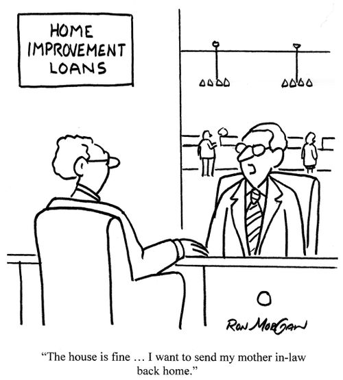 'The house is fine, I want to send my mother in-law back home.'