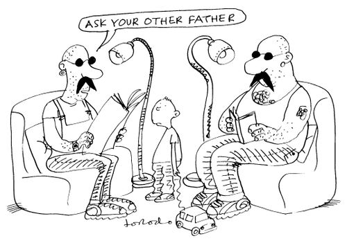 'Ask your other father.'