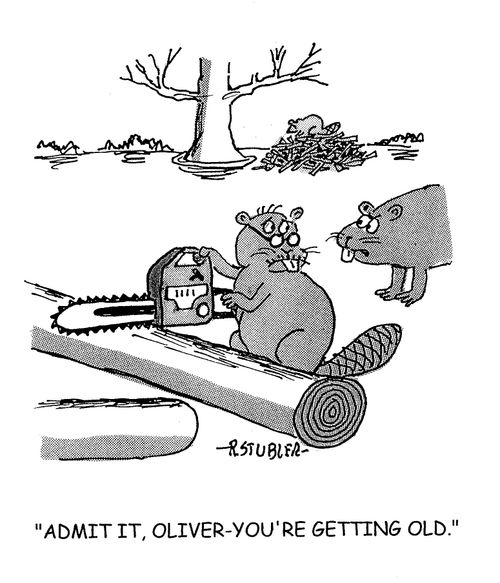 'Admit it,Oliver-you're getting old.'