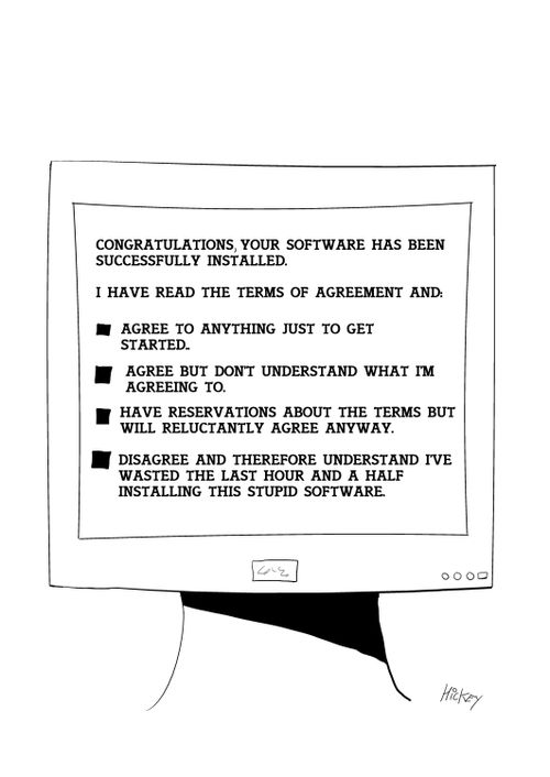 Realistic terms of agreement options. . .