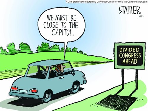 "We must be close to the capitol."
