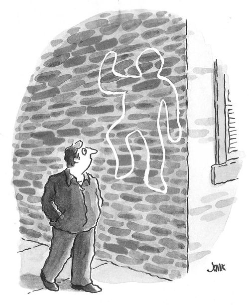 Body Outline on Wall