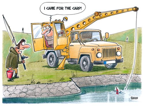 "I came for the carp!"