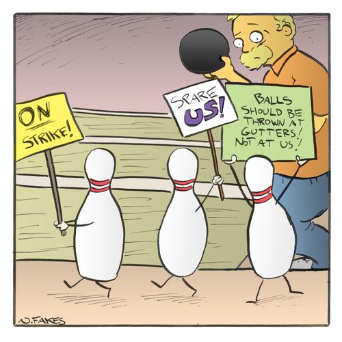 Bowling Pin Strike