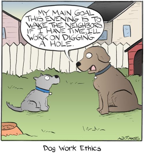 Dog Work Ethics