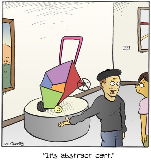 "It's Abstract Cart"