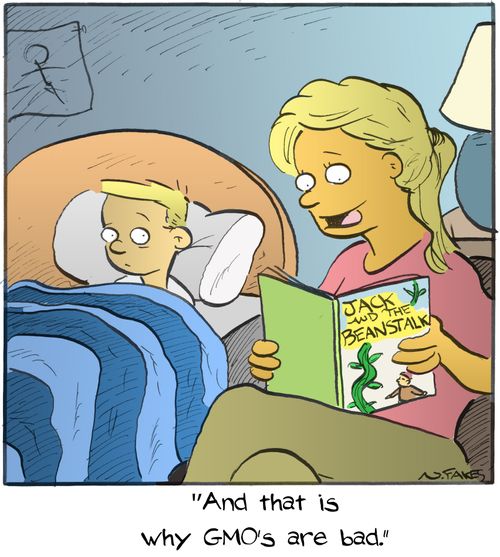 "And that is why GMO's are bad."