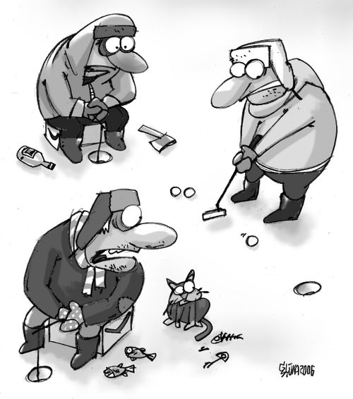Putting on ice