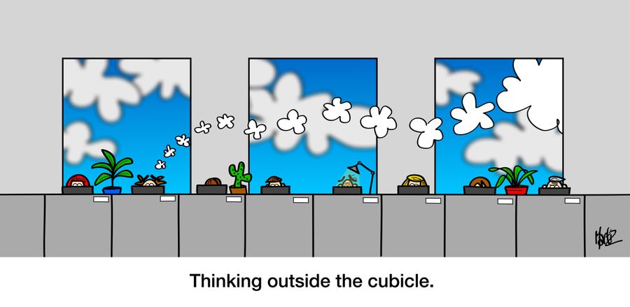 Thinking outside the cubicle