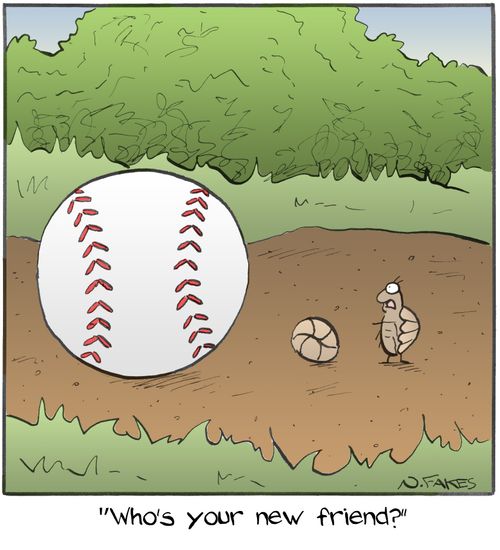 "Who's your new friend?"