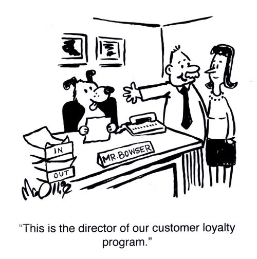 "This is the director of our customer loyalty program."