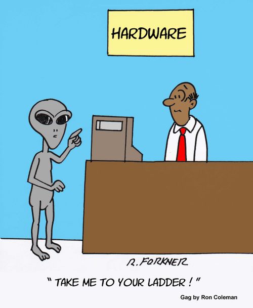 "Take me to your ladder!"
