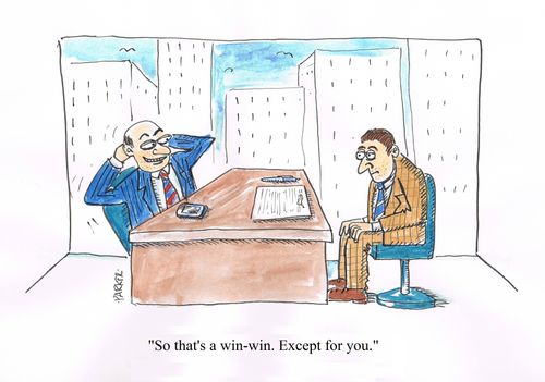 "So that's a win-win. Except for you."