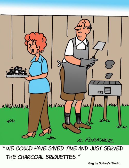 "We could have saved time and just served the served the charcoal briquettes."