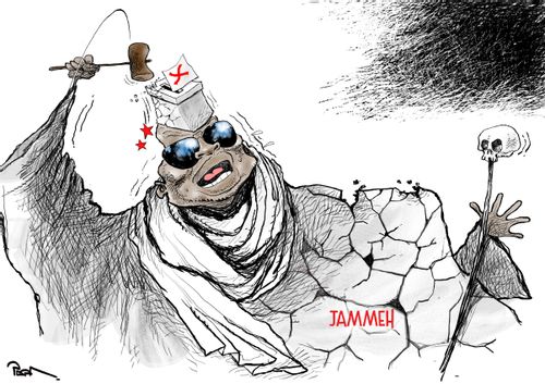 Jammeh self destructs.