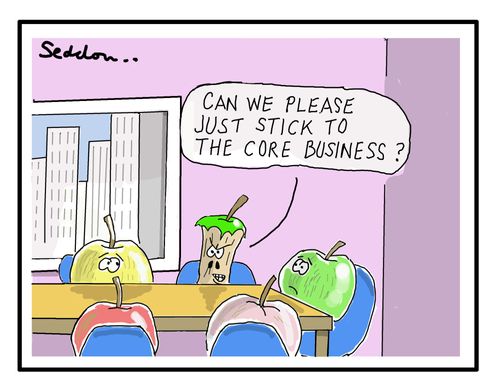 "Can we please just stick to the core business?"