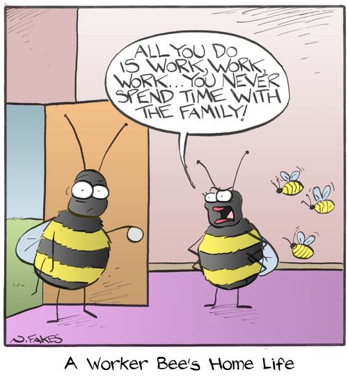 A Worker Bee's Home Life