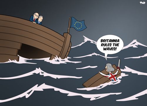 "Britannia rules the waves!"