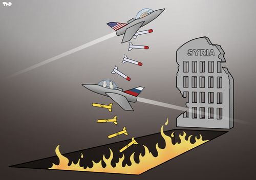 US strike on Syria.