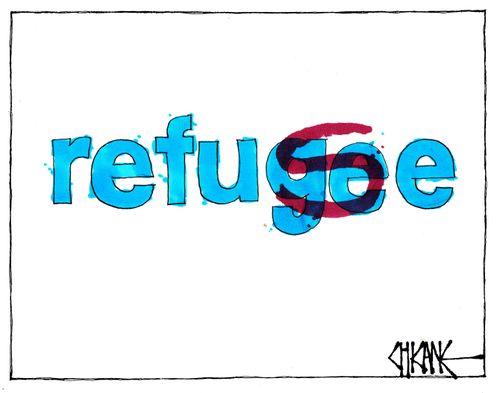 Refugees are refused.