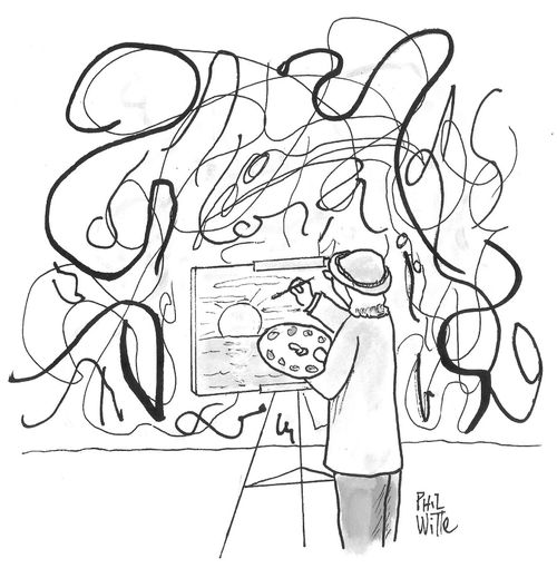 Abstract painter