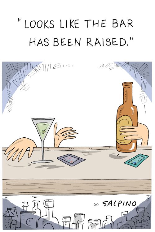 "Looks like the bar has been raised."
