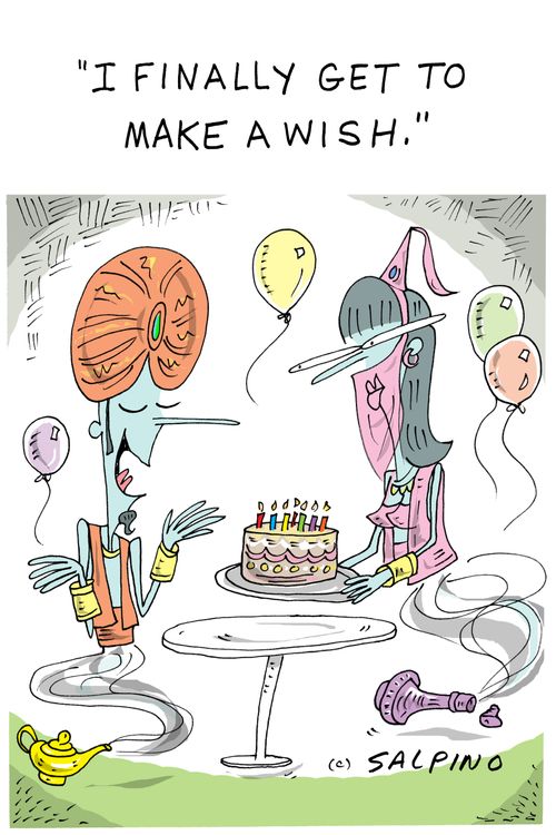 "I finally get to make a wish."