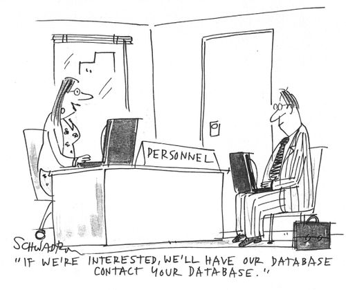 'If we're interested, we'll have our database contact your database.'