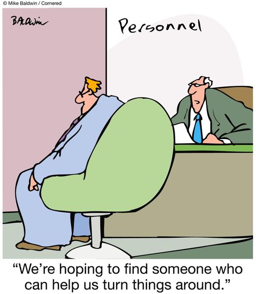 Personnel: 'We're hoping to find someone who can help us turn things around.'