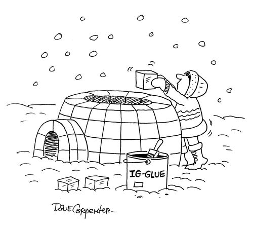 Ig-glue to build houses with.