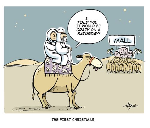 'I told you it would be crazy on Saturday!' - The First Christmas