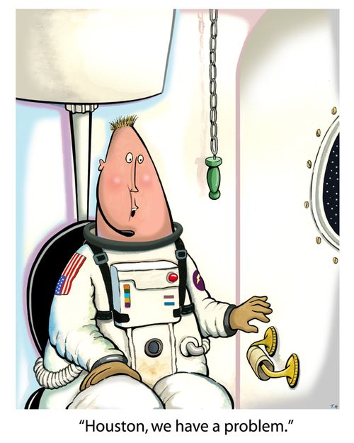 'Houston, we have a problem.' 