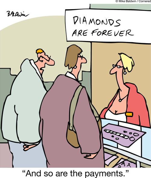 "And so are the payments."