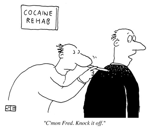 'C'mon Fred. Knock it off.'