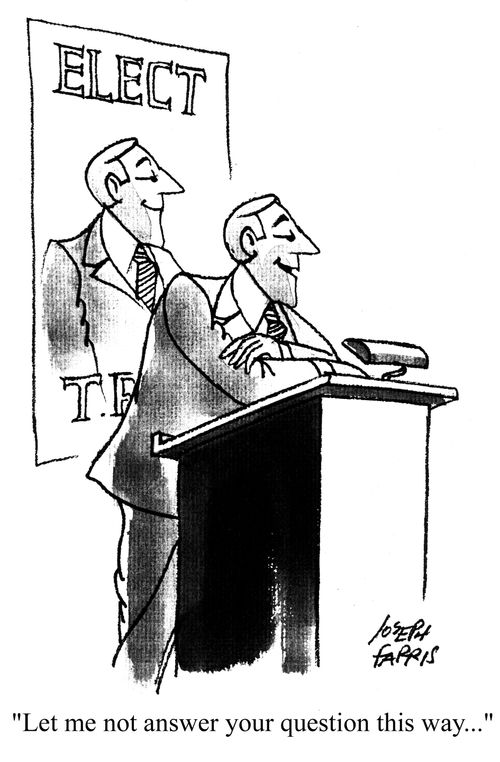 'Let me not answer your question this way...'