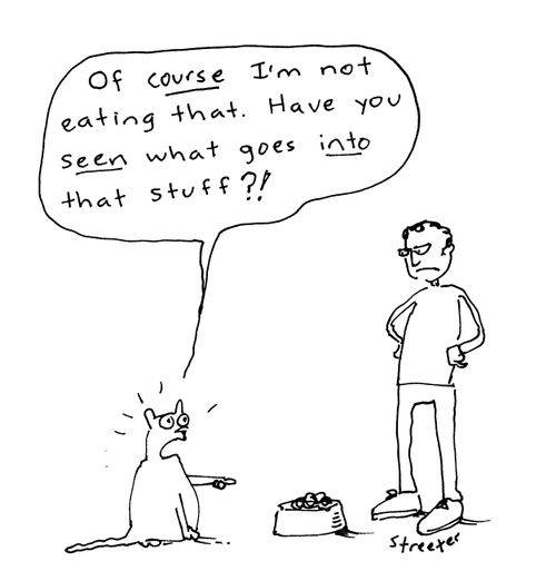 "Have you seen what goes into that stuff?"