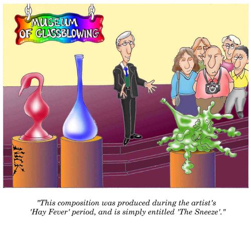 'This composition was produced during the artist's Hay Fever period, and is simply entitled The Sneeze.'