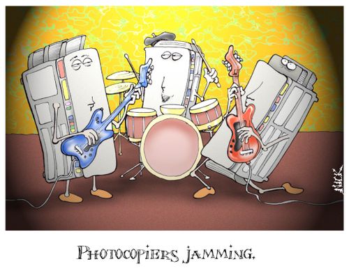 Photocopiers Jamming.