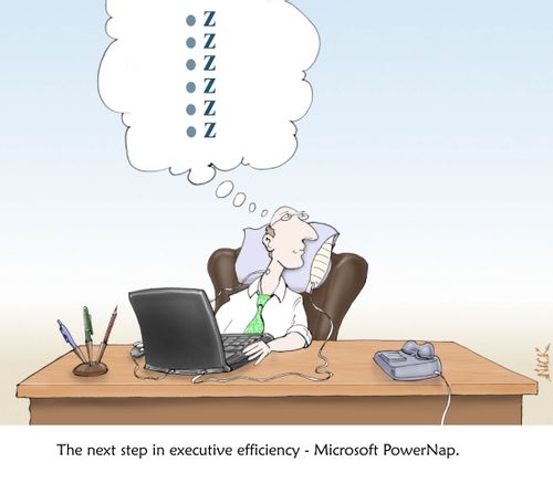 The next step in executive efficiency - Microsoft PowerNap.